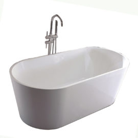 Bồn tắm cao cấp acrylic hình oval 1